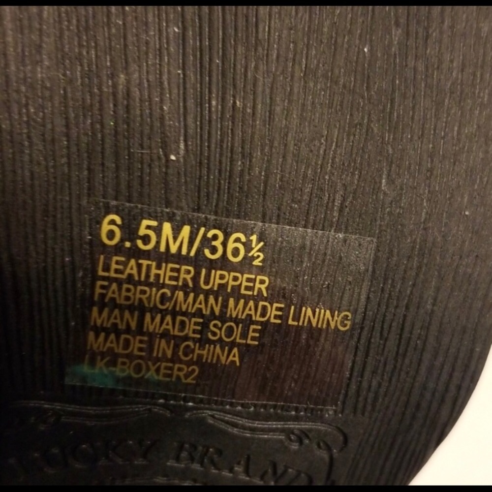 Like New Lucky Brand Boots, 6.5 - Picture 6 of 8